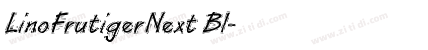 LinoFrutigerNext Bl字体转换